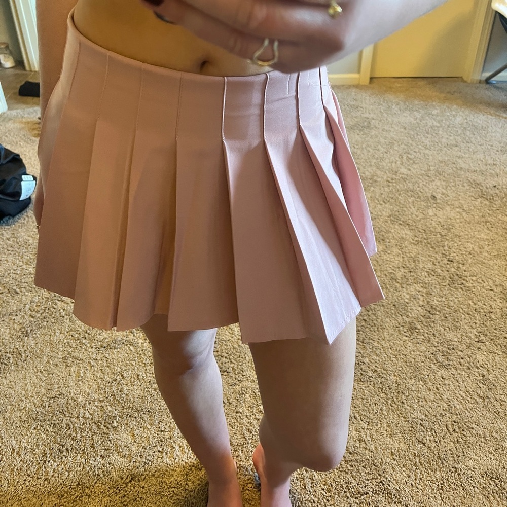 Princess Polly Pink Pleated skirt | Size 6 | Never worn